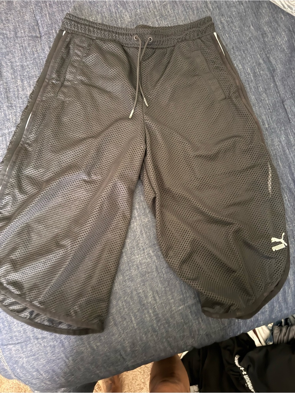 Puma Black women Athletic Shorts with Drawstring